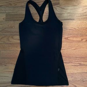 Mesh back work out top